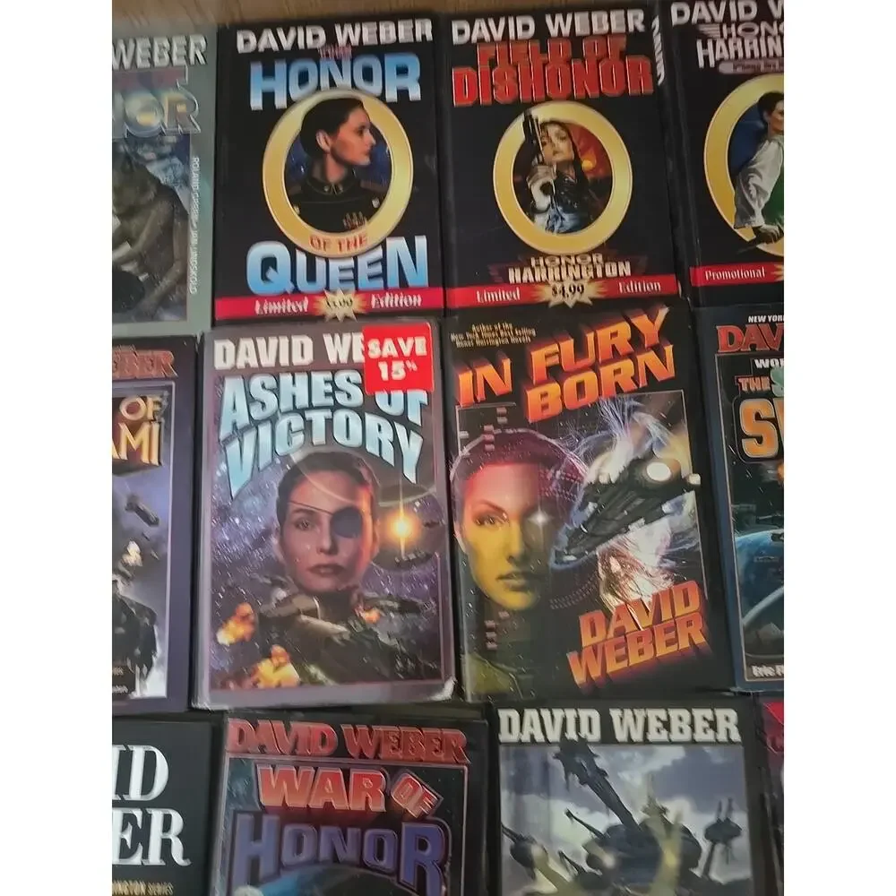 Lot of 17 Changer of Worlds David Weber War Military Paperback‎ Hardcover Books